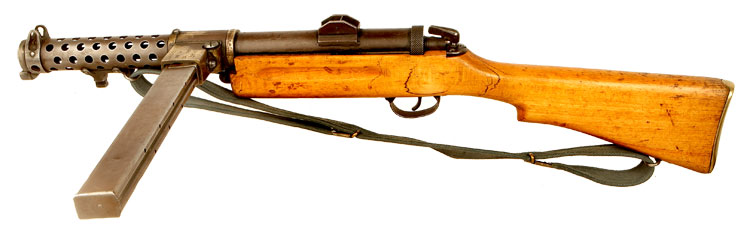 Deactivated WWII Lanchester MKI* Submachine Gun