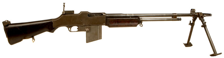 Deactivated US Browning Automatic Rifle (B.A.R.) M1918A2