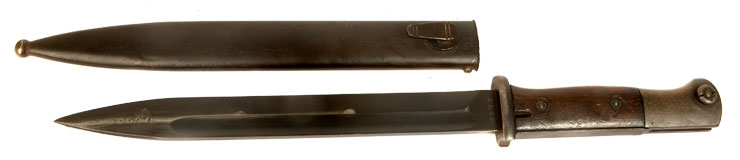 A First Year of Production Nazi K98 Bayonet with early scabbard