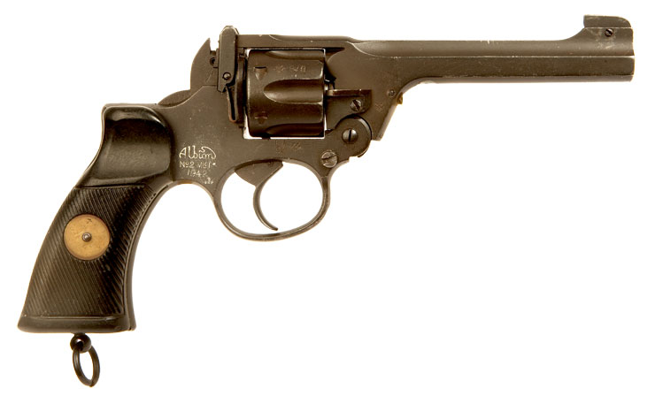 Deactivated WWII Albion No2 MKI* .38 Revolver