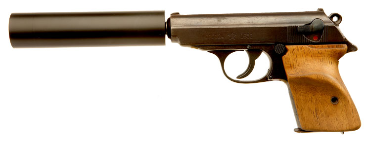 Deactivated Cold War Era Walther PPK with Dummy Silencer