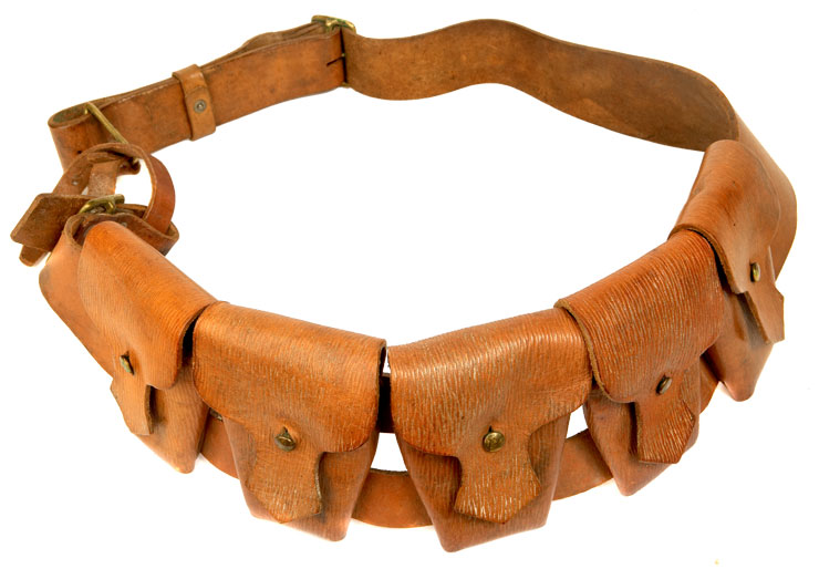 A 1918 dated British Mounted Infantry bandolier