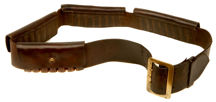 Boer War Leather Bandolier