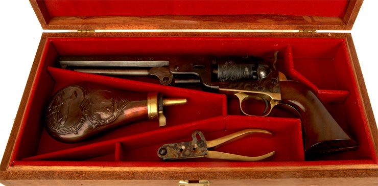 Boxed, Inert Italian Colt 1851 Navy Percussion Revolver