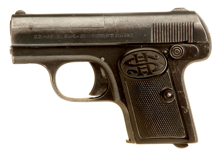Deactivated C.G. Haenel Suhl, Schmeisser's Patent Pistol