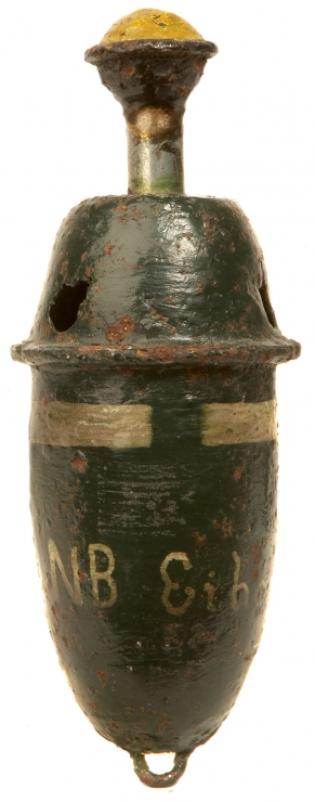 Inert WWII German Egg Smoke Grenade