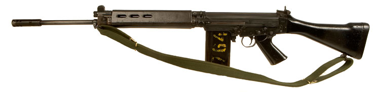 Deactivated old spec Military FN FAL Self Loading Rifle