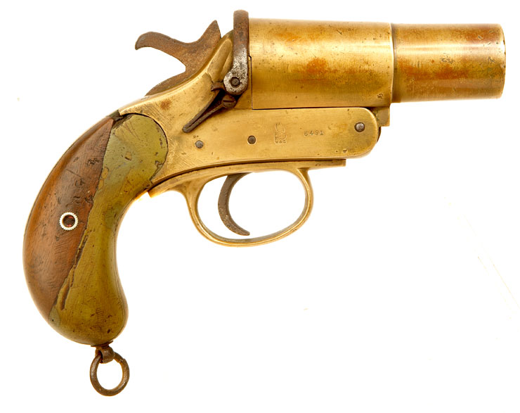 WWI Webely & Scott MKIII Flare Pistol MKIII, Dated 1915