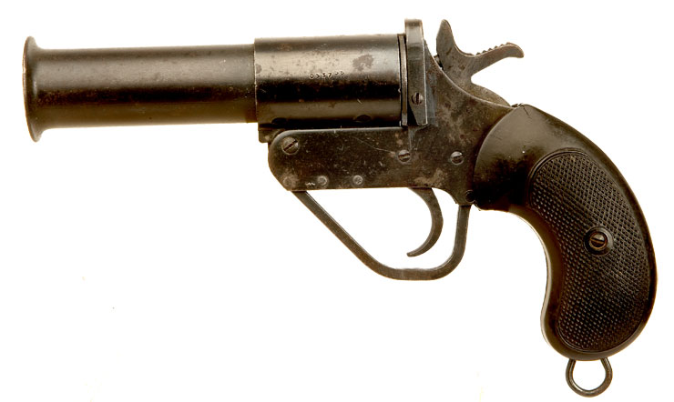 WWII British Military marked No2 MK5 1inch flare pistol