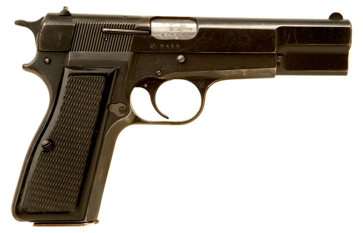 Deactivated Browning High Power 9mm Auto Pistol