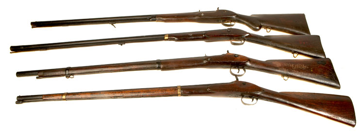 Collection Of Antique Percussion Muskets