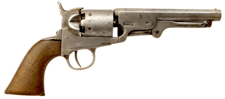 An All Matching Colt Navy Revolver - US Civil - With Iron Strap & Trigger Guard