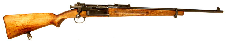 Krag Jorgensen M1912 carbine or short rifle, chambered in 6.5 x 55