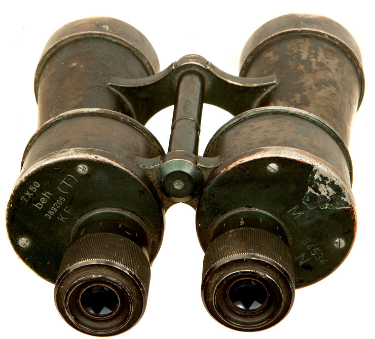 A genuine pair of WWII German Kriegsmarine 7 x 50 Binoculars
