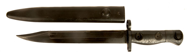 British manufactured L1A3 bayonet for the SLR L1A1 rifle