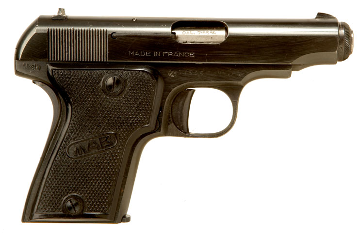 Deactivated Rare WWII MAB Model C Pistol