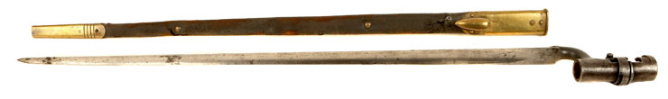 Martini Enfield rifle bayonet and scabbard.