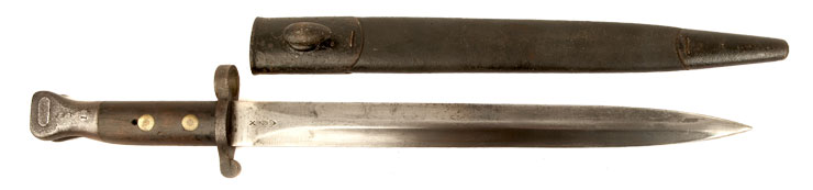 Boer War era Long Lee/Metford Rifle, Pattern 1888 Bayonet & Scabbard