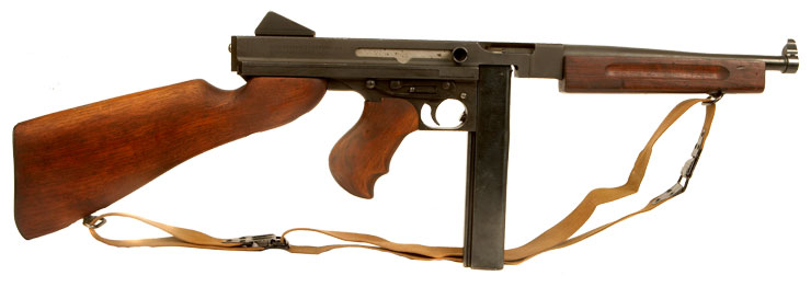 Deactivated WWII US Thompson M1 Machine Gun