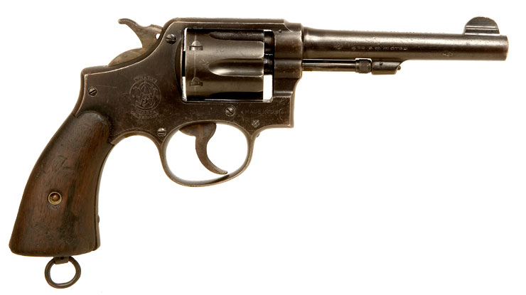 Deactivated WWII Smith & Wesson .38 Revolver With Regimental Markings