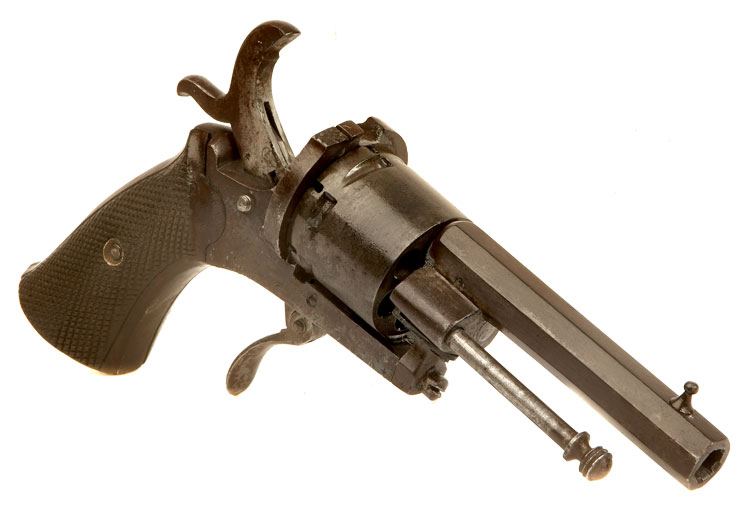 European Antique Pinfire Revolver