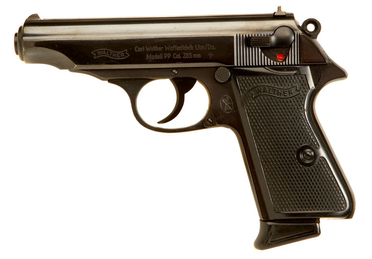 Deactivated Walther PP Pistol Issued to Bavarian Police