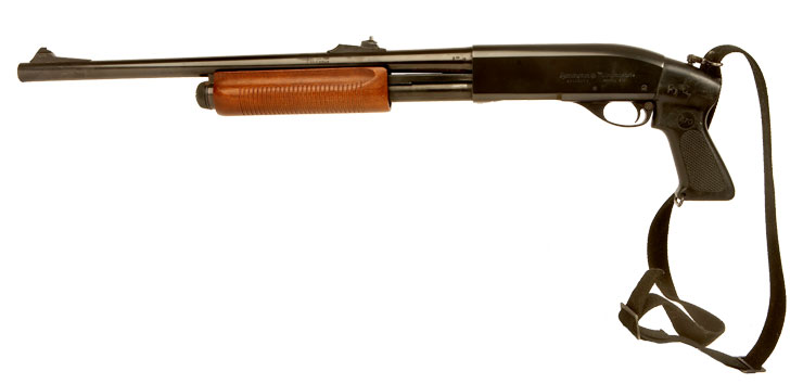 Deactivated RARE Royal Ulster Constabulary Remington Wingmaster Pump Action Shotgun