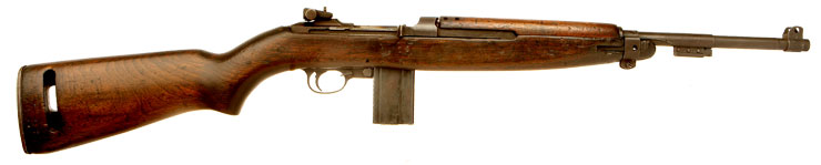 Deactivated RARE Second World War US military M1 carbine by Saginaw 1943