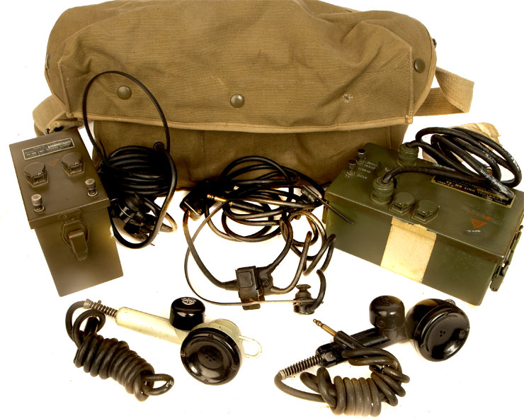 WWII US Army Signal Corps Field Telephone