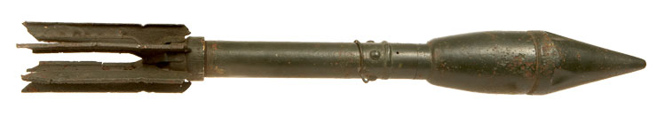RARE Inert WWII US M6A1 60mm Bazooka Rocket/Projectile