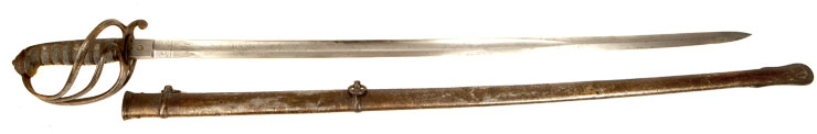 1821 Pattern Volunteer Artillery Sword & Scabbard