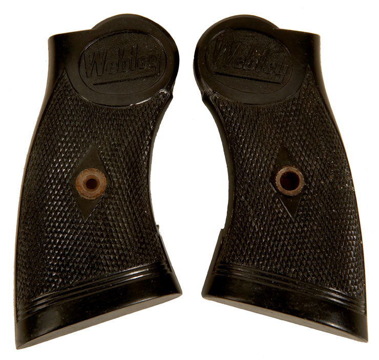 Webely MKIV (4) Short Grip Revolver Bakelite Grips