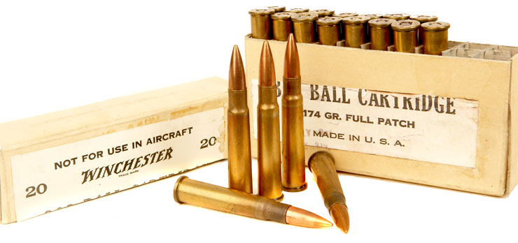 Inerrt WWII Winchester .303 Boxed Rounds