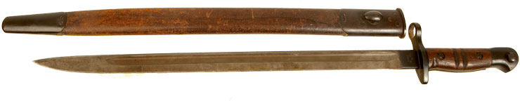 An original WWI Pattern 1913 Winchester P14 Bayonet & Scabbard