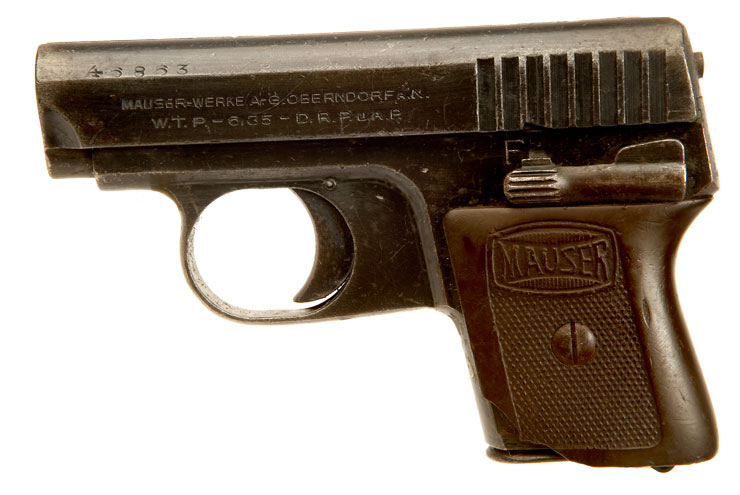 Deactivated Mauser's Vest Pocket Pistol, model WTP I