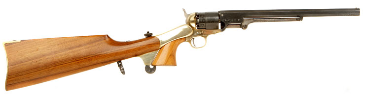 Deactivated Colt Navy 1851 Artillery Carbine