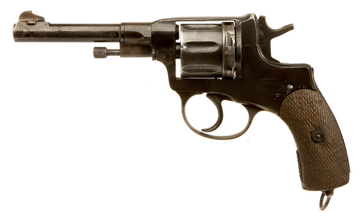 Deactivated WWI & WWII Russian M1895 Revolver