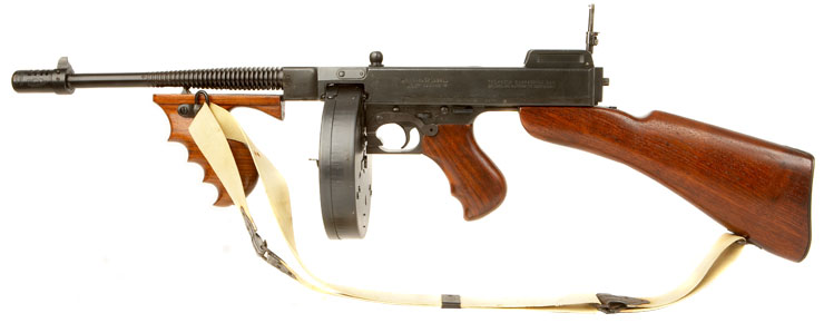 Deactivated Thompson 1928A1 Submachine Gun