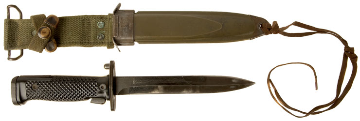 U.S. M5A1 M1 Garand Knife Bayonet & Scabbard