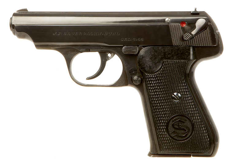 Deactivated WWII Nazi Sauer 38H Pistol