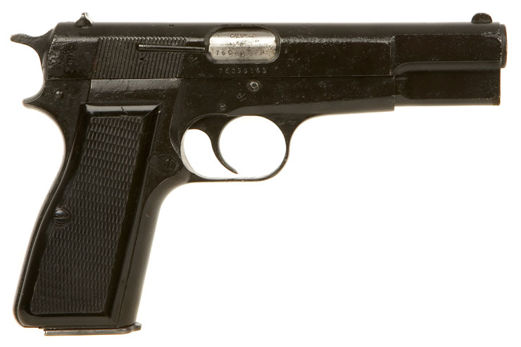 Deactivated Browning Hipower Pistol