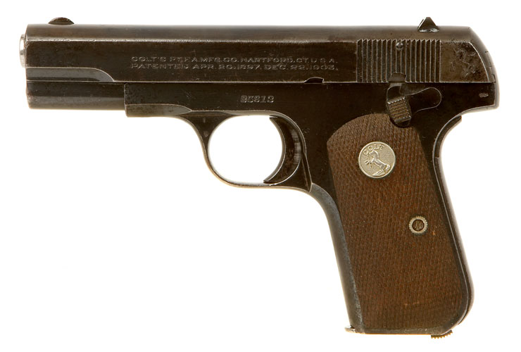Deactivated WWI Colt .380 Automatic Pistol