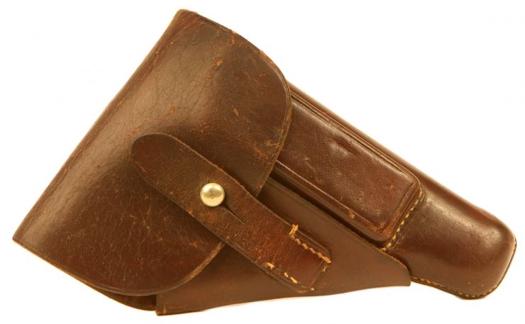 WWII Nazi Walther PPK leather holster.