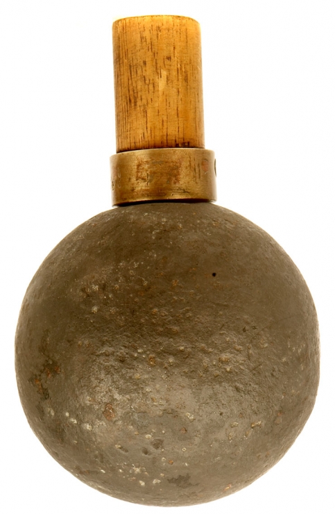 Inert WWI French Ball Hand Grenade