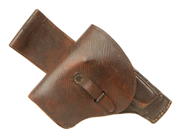 WWII Italian military Beretta Model 1934 or 1935 pistol leather holster