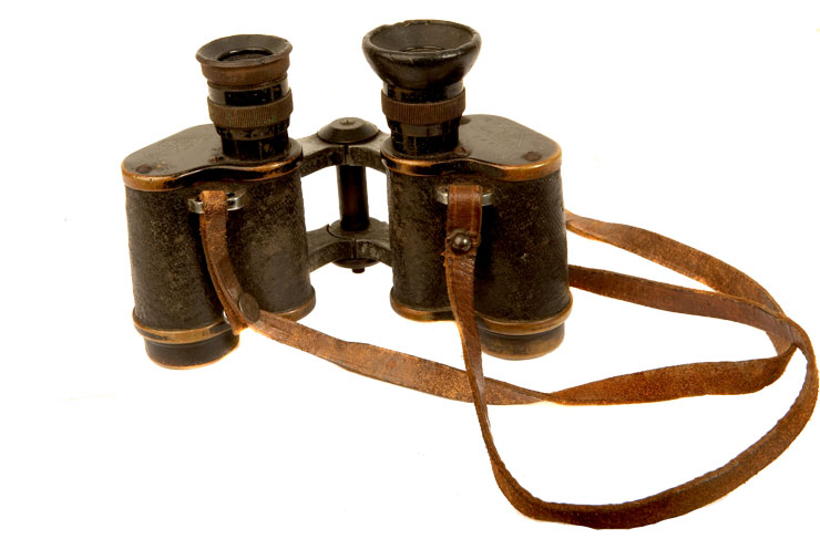 WWI German Imperial Army, Infantry binoculars by C.P. Goerz , Berlin.  6x24 Armee Triede