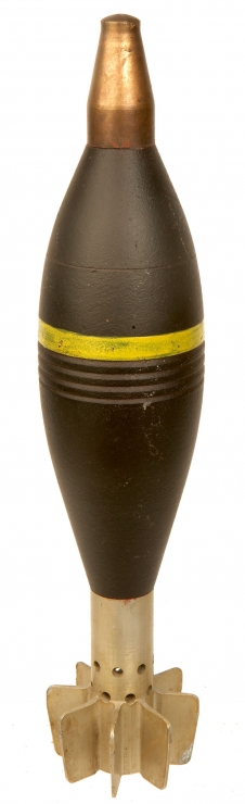 Inert 81mm Brandt Experimental Mortar Bomb