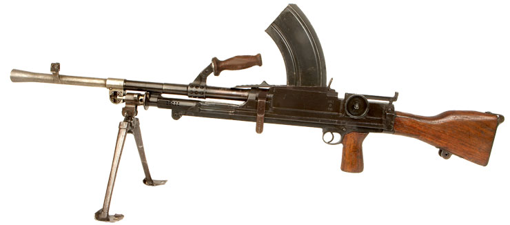 Deactivated WW2 Enfield Bren Gun MK1 Dated 1941