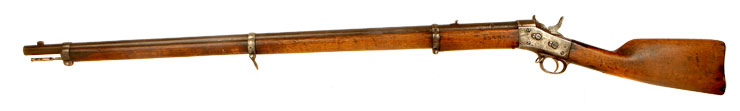 Deactivated M1867 Swedish Remington rolling block rifle.