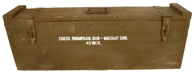 Thompson M1A1 Wooden Transit Chest.